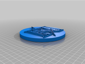 logo azul 3d print model - Mito3D