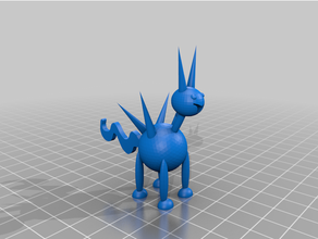 ridicule creature2 3d print model - Mito3D