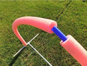 pool noodle connector fpv gate 3d print model - Mito3D