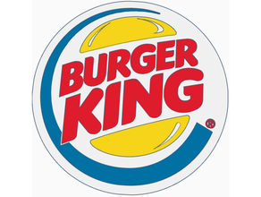 burger kral logo hd 3d print model - Mito3D