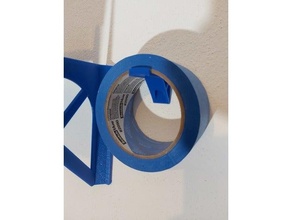 nastro parete montare blu organizzatore Wall Mount 3d print model - Mito3D