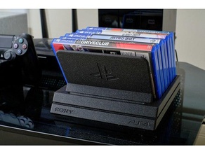 ps4 game holder 3d print model - Mito3D