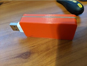 USB dongle caso funda frambuesa pi remezclado grande rpi 3d print model - Mito3D