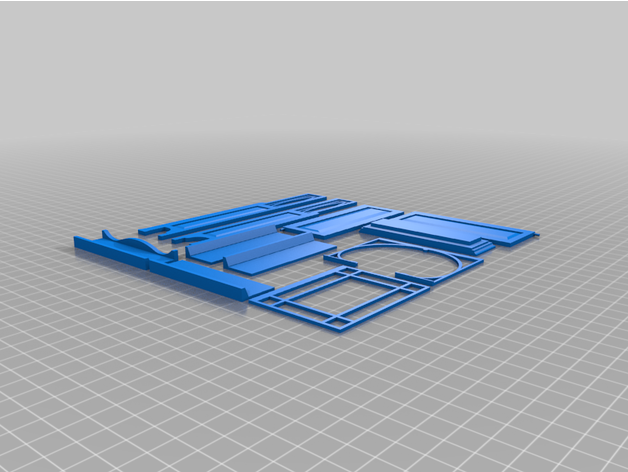 scaffale porte casa delle bambole mobilia Bambola miniatura 3D print model - Mito3D