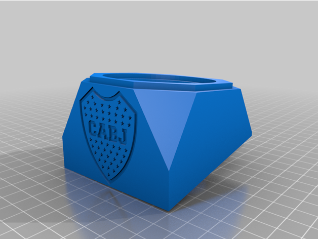 mate boca juniors 3D print model - Mito3D