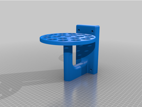 r8 pinça suporte rotativo 18 contagem 3d print model - Mito3D