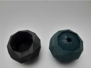 aperture-mechanism sphere 3d print model - Mito3D