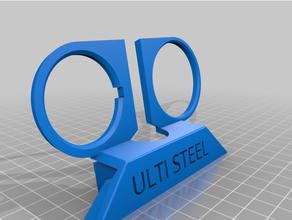 holder temperature & clock ulti steel platform sensors ultisteel 3d print model - Mito3D