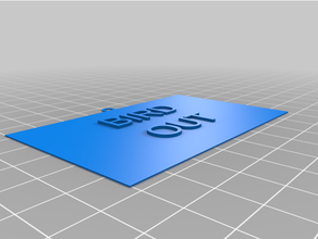 customized filament sign 3d print model - Mito3D