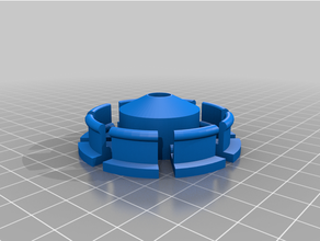 personalizzato parametrico filamento bobina centro 608zz cuscinetto 3d print model - Mito3D