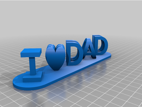 mom dad customized 3d print model - Mito3D