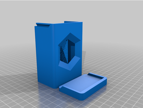 uno flip card box customized 3d print model - Mito3D