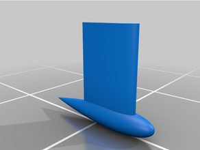 customized parametric keel foil naca 3d print model - Mito3D