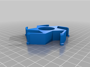 personalizado carretel cubo adaptador esquerda 3d print model - Mito3D