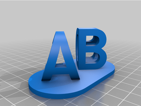 ab özelleştirilmiş 3d print model - Mito3D