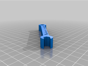 machette clé personnalisé 3d print model - Mito3D