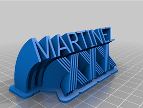 martinez personalizzato 3d print model - Mito3D