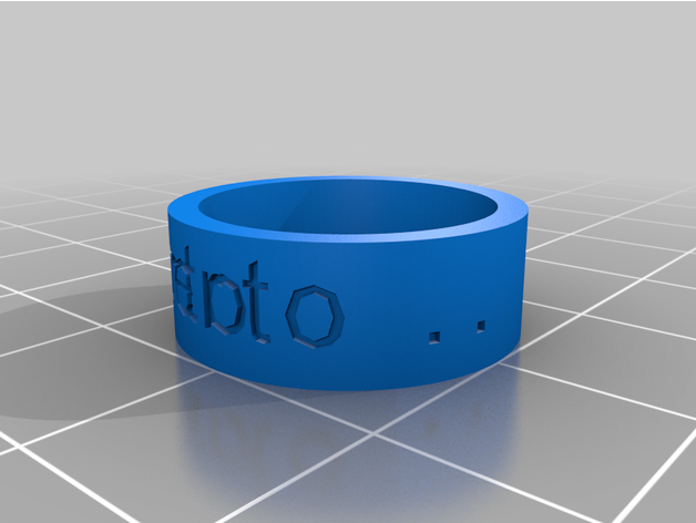 customized ring - 3D print model - Mito3D