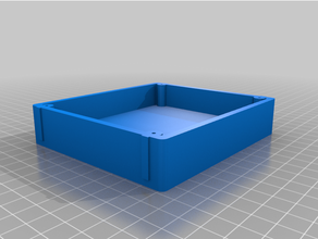 özelleştirilmiş parametrik proje Kutu yuvarlak köşeler 3d print model - Mito3D
