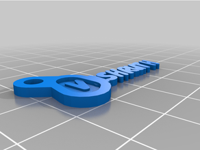 customized key-chain 3d print model - Mito3D