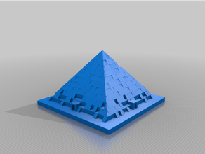 12 Backstein Pyramide angepasst 3d print model - Mito3D