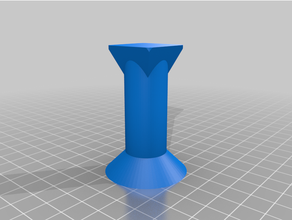 simple stand painting airbrushing airbrush paint support 3d print model - Mito3D
