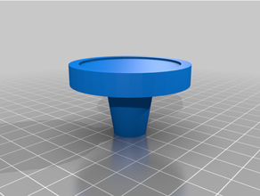 dish knob 3d print model - Mito3D