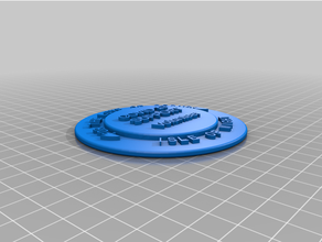 flos medalha personalizado 3d print model - Mito3D
