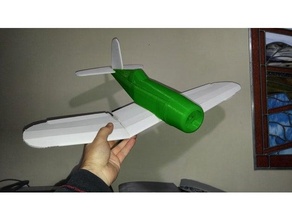 ft mini corsair fuselage 3d print model - Mito3D