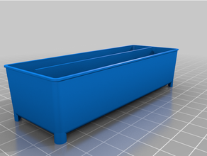 small drills parts storage bin trays customized 3d print model - Mito3D