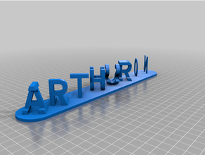 personalizzato dual lettera blocchi illusione personalizzatore 3d print model - Mito3D