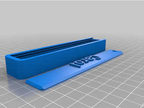Weihnachtslied Teste angepasst Box Deckel 3d print model - Mito3D