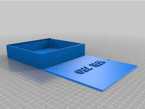 personalizado caja tapa 3d print model - Mito3D