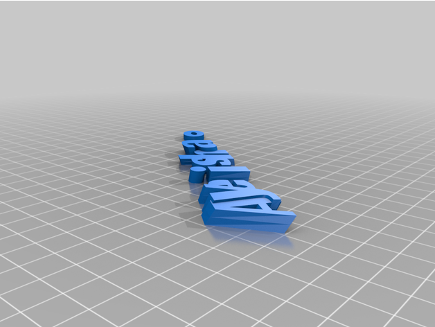 angepasst iamburny's Text Schlüsselring Schlüsselanhänger 3D print model - Mito3D