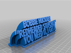 Bobbie Teller angepasst 3d print model - Mito3D