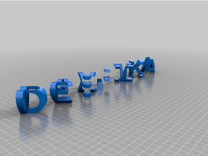 Deepika angepasst 3d print model - Mito3D