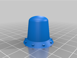 customized knob 3d print model - Mito3D