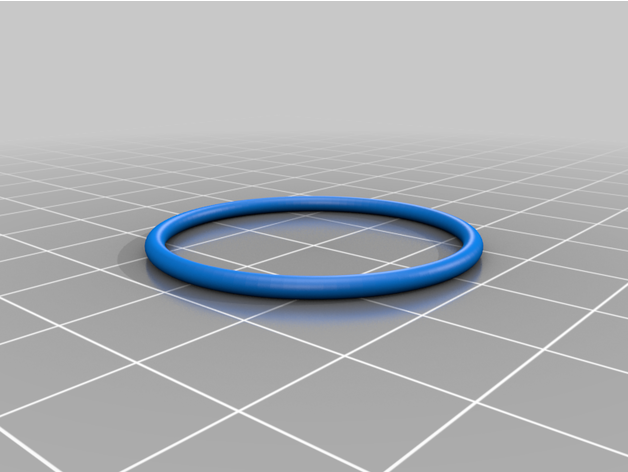 ring toro personalizado 3D print model - Mito3D