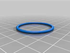 ring simit özelleştirilmiş 3d print model - Mito3D