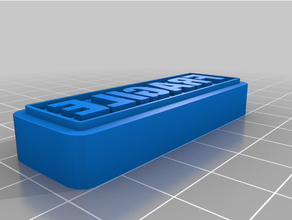 fragile stamp customized 3d print model - Mito3D