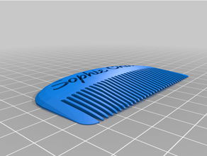 customized comb sophie chan 3d print model - Mito3D
