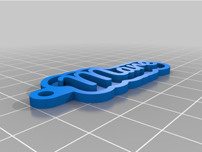 chiave catena cavalla personalizzato 3d print model - Mito3D