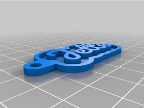 key chain jette customized 3d print model - Mito3D