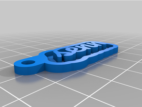 key chain senn 3d print model - Mito3D