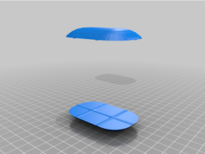 personalizado quadrado bandejas 3d print model - Mito3D