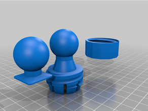 customized ball & socket joint 3d print model - Mito3D