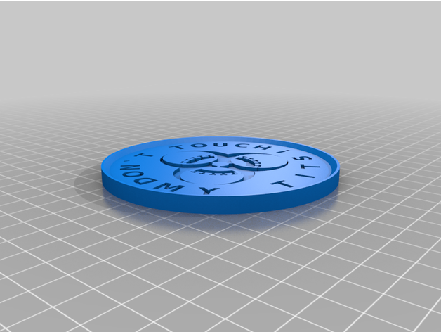 özelleştirilmiş kovid korona virüs içecek bardak altlığı 3D print model - Mito3D