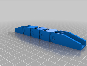customized drag chain mounts 3d print model - Mito3D