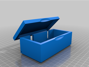 hinged box 1 customized 3d print model - Mito3D