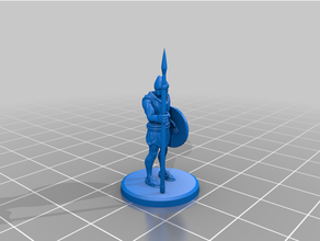 classical antiquity - carthaginian spanish light infantry 20mm 25mm carthago historical tabletop gaming wargaming 3d print model - Mito3D
